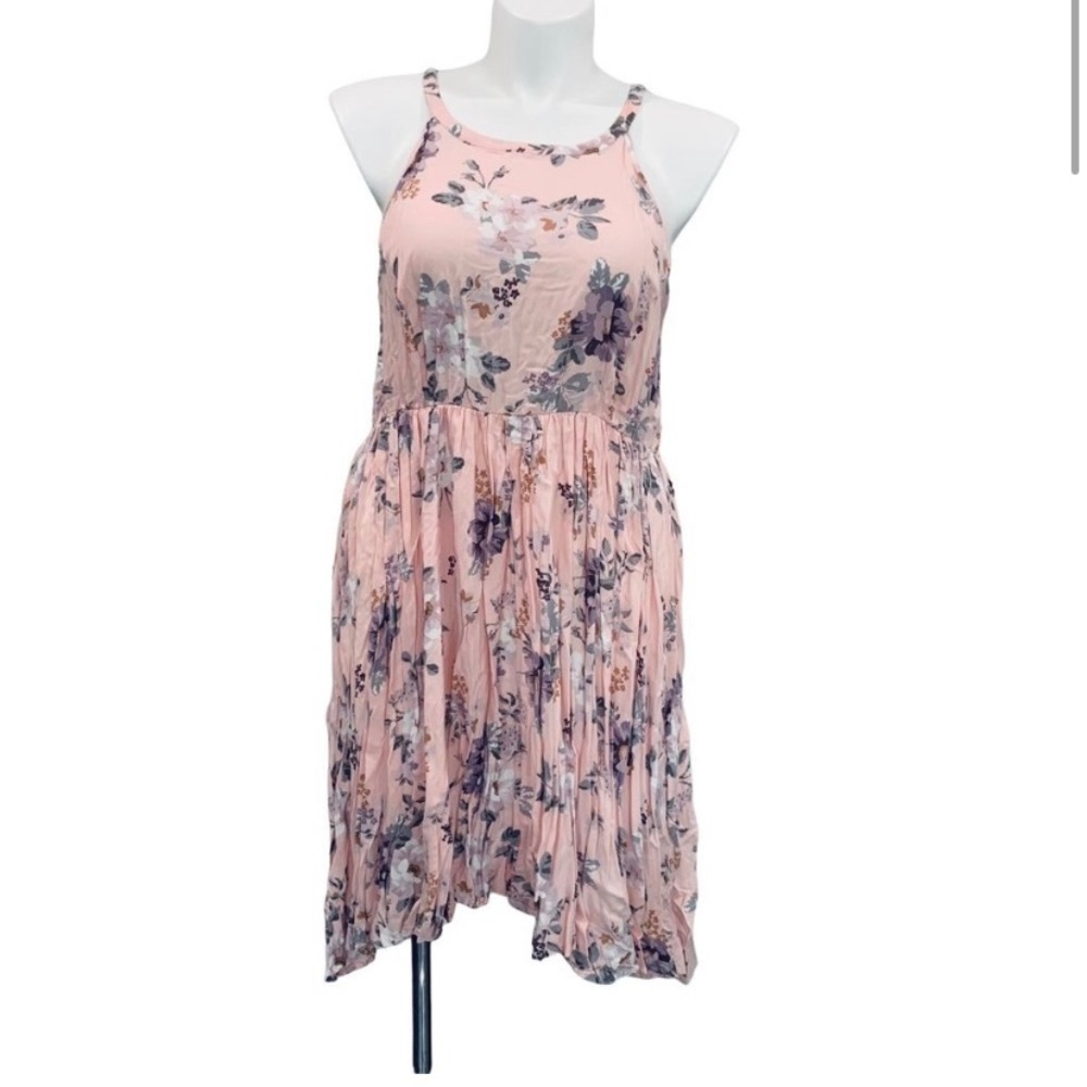 Torrid Pink Floral Hi-Low Summer Dress Size 0X